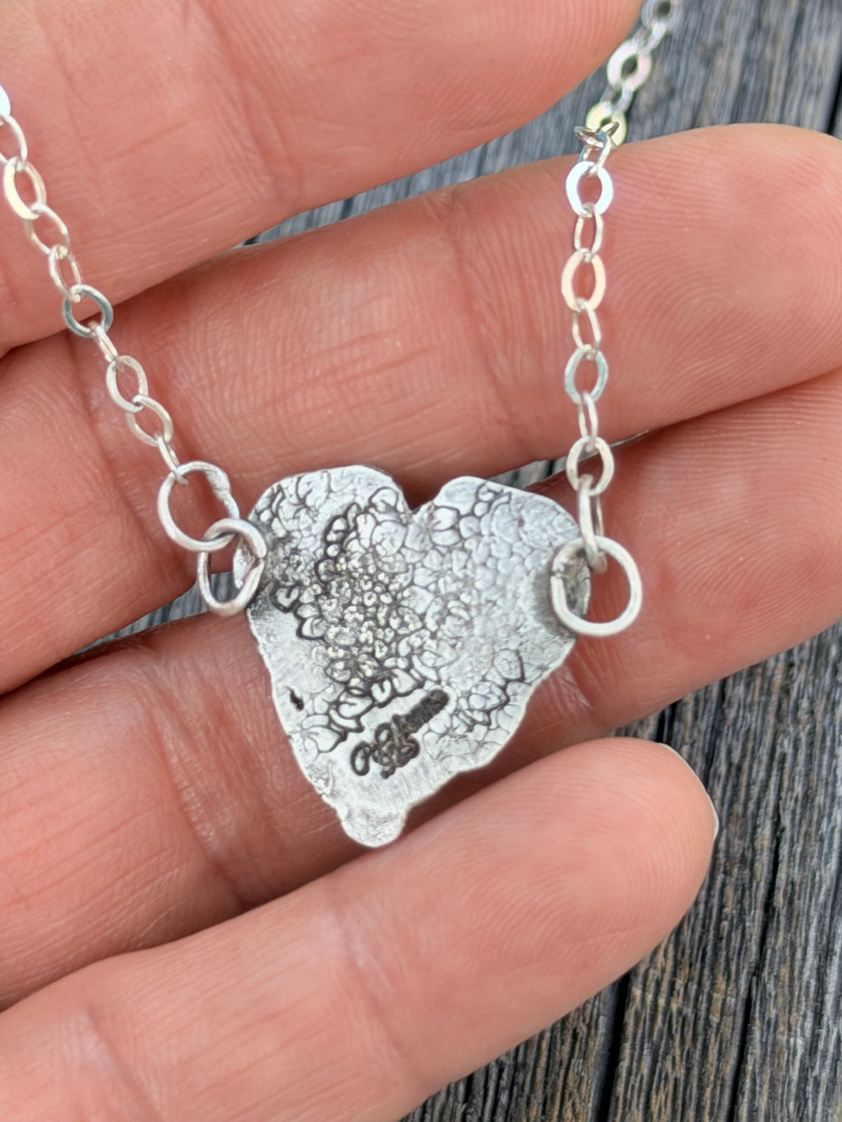 Emerald Green Heart Necklace